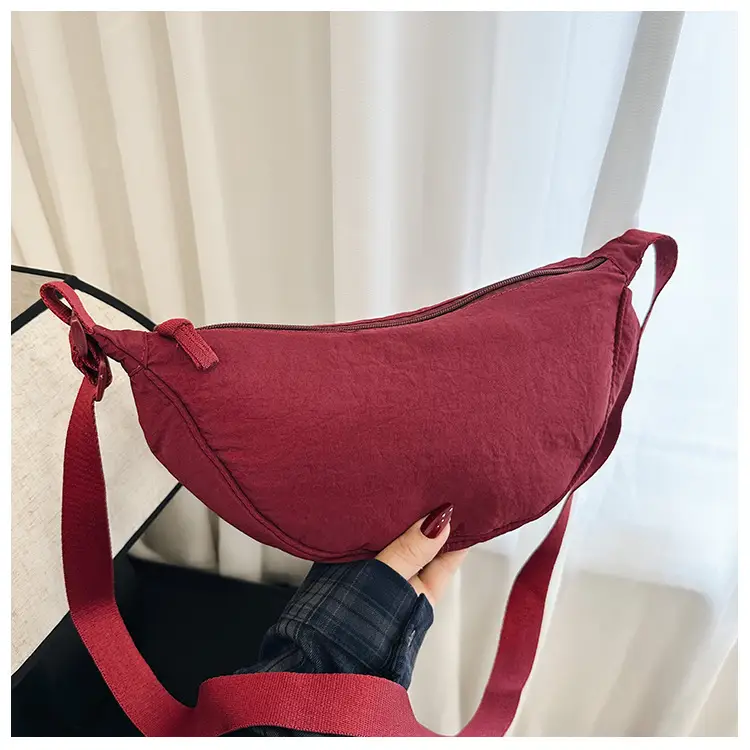 Nylon Crossbody Bag for Women, New Trendy Dumpling Bag, Lightweight Sports Small Shoulder Bag, Lightweight Japanese Casual Shoulder Bag — feature 39