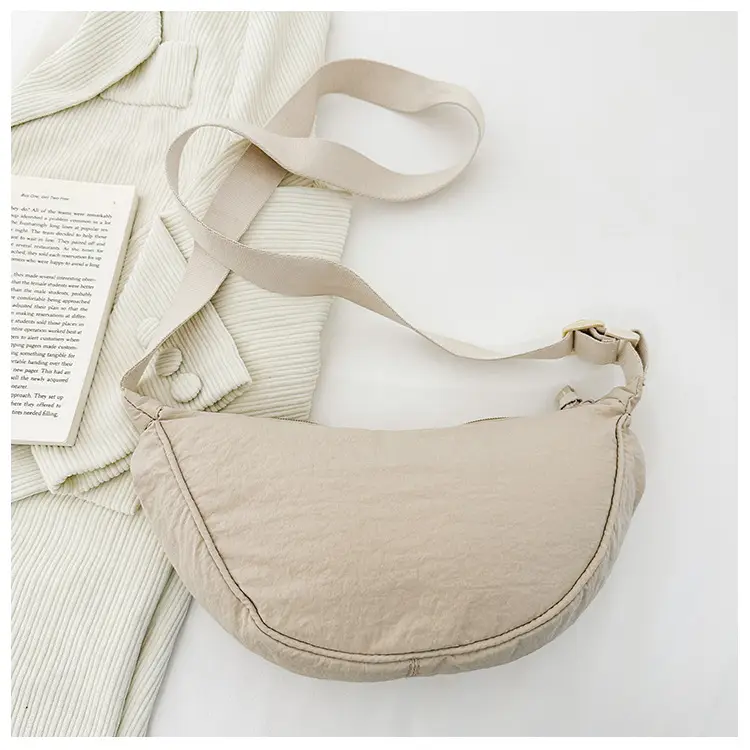Nylon Crossbody Bag for Women, New Trendy Dumpling Bag, Lightweight Sports Small Shoulder Bag, Lightweight Japanese Casual Shoulder Bag — feature 42