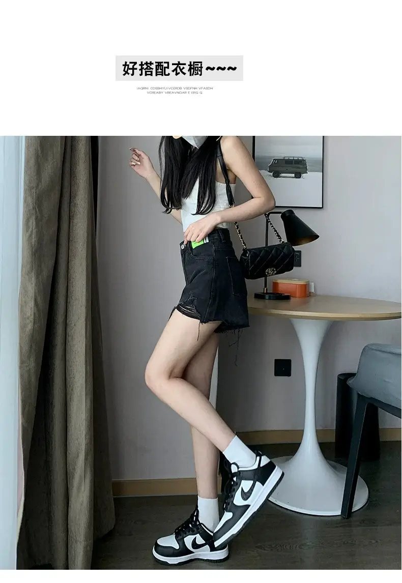 Ripped Denim Shorts Women 2023 High Waist Slimming — feature 4