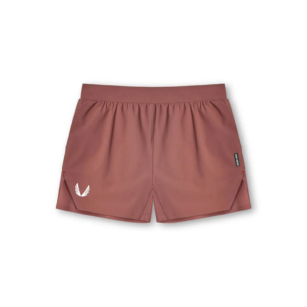 2023 Men's Elastic Running Shorts Quick-Drying Maroon - Image 3