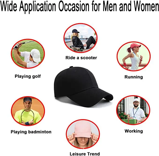 Blue Pure Cotton Cross-Border Baseball Cap — feature 17
