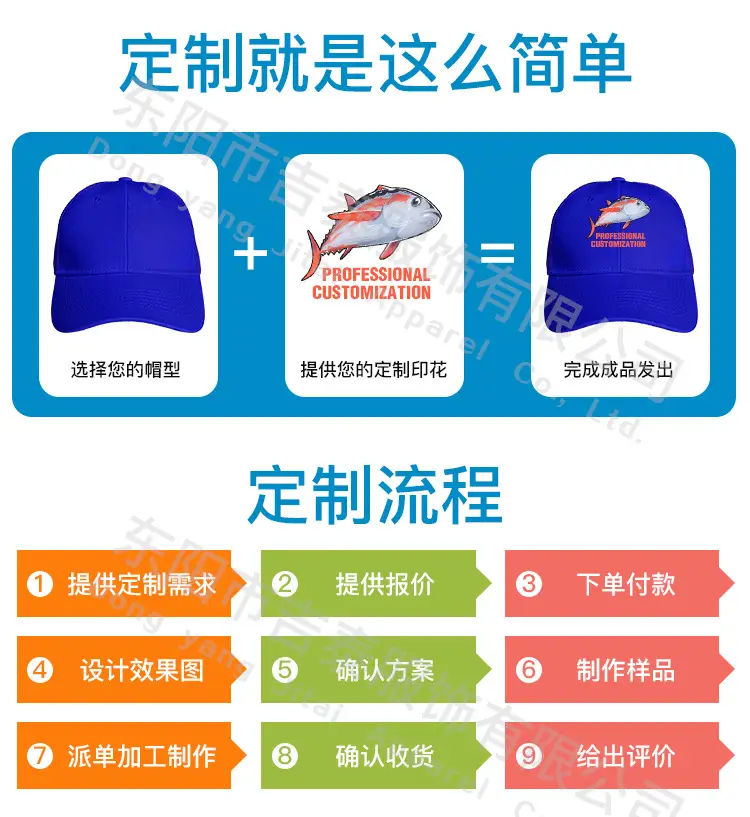 Blue Pure Cotton Cross-Border Baseball Cap — feature 2
