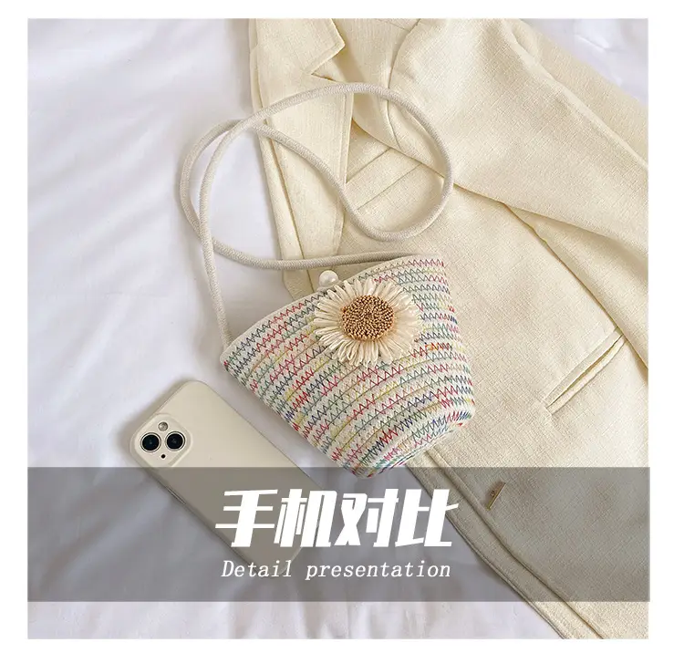 Women's Fresh Flower Shoulder Bag 2023 Summer — feature 4