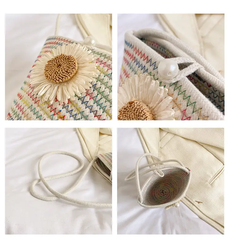 Women's Fresh Flower Shoulder Bag 2023 Summer — feature 7