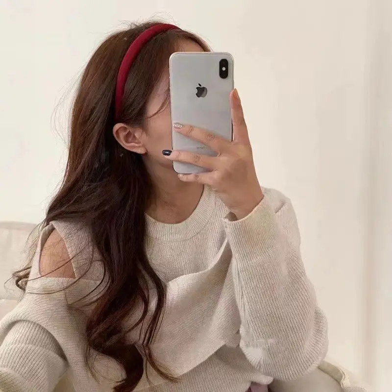 Korean-style Red Hairband for Women — feature 3