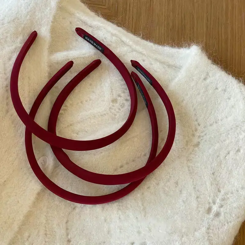 Korean-style Red Hairband for Women — feature 4