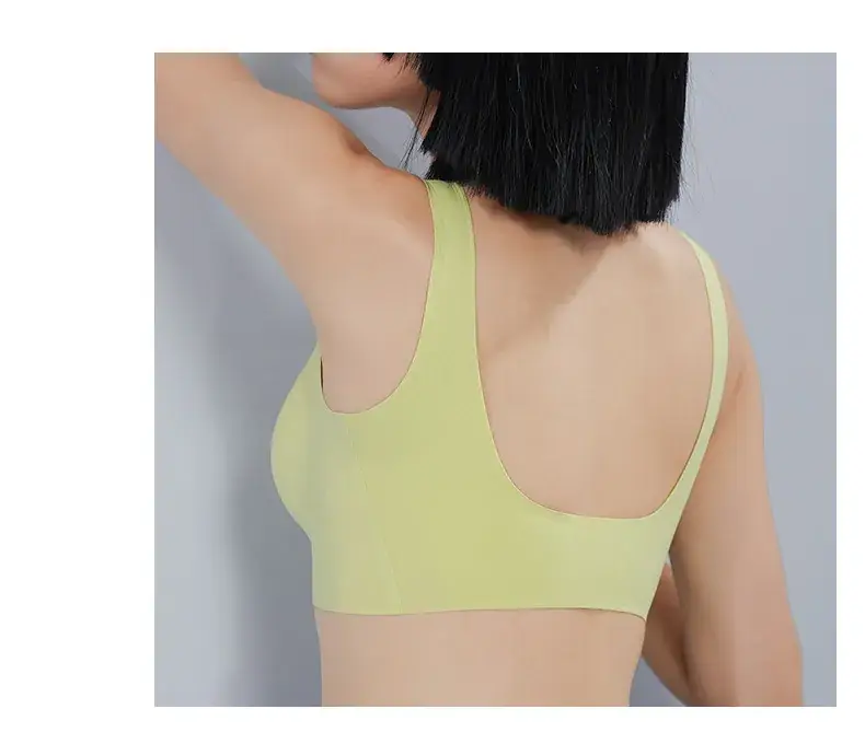 U-型丝滑美背固定杯深V Vest 7A Antibacterial Seamless Bra — feature 23