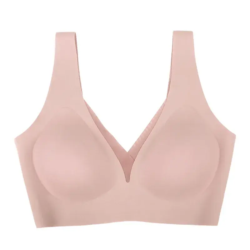 U-型丝滑美背固定杯深V Vest 7A Antibacterial Seamless Bra - Image 2