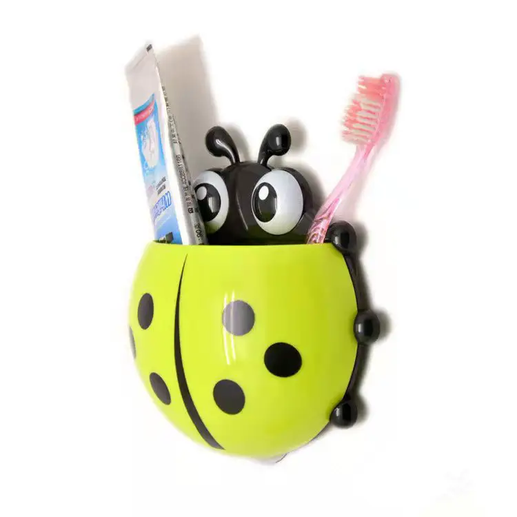 Ladybird Cartoon Toothbrush Wall Rack Storage - Image 5