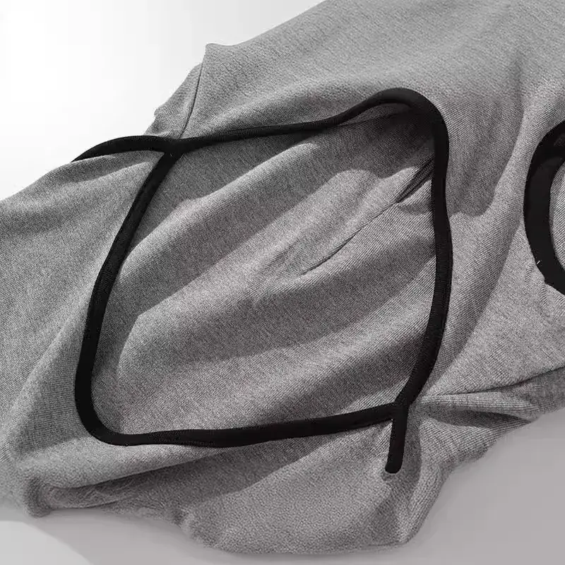 Women's Grey Color-blocked Sleeveless Vest 2023 - Image 5