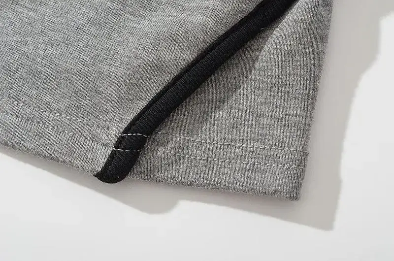 Women's Grey Color-blocked Sleeveless Vest 2023 — feature 8