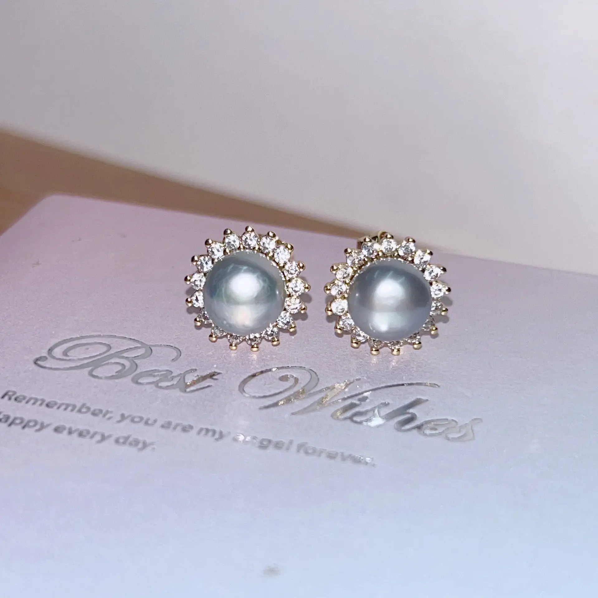 Natural Pearl Earrings Gold Plated Joker Fashion - Image 27