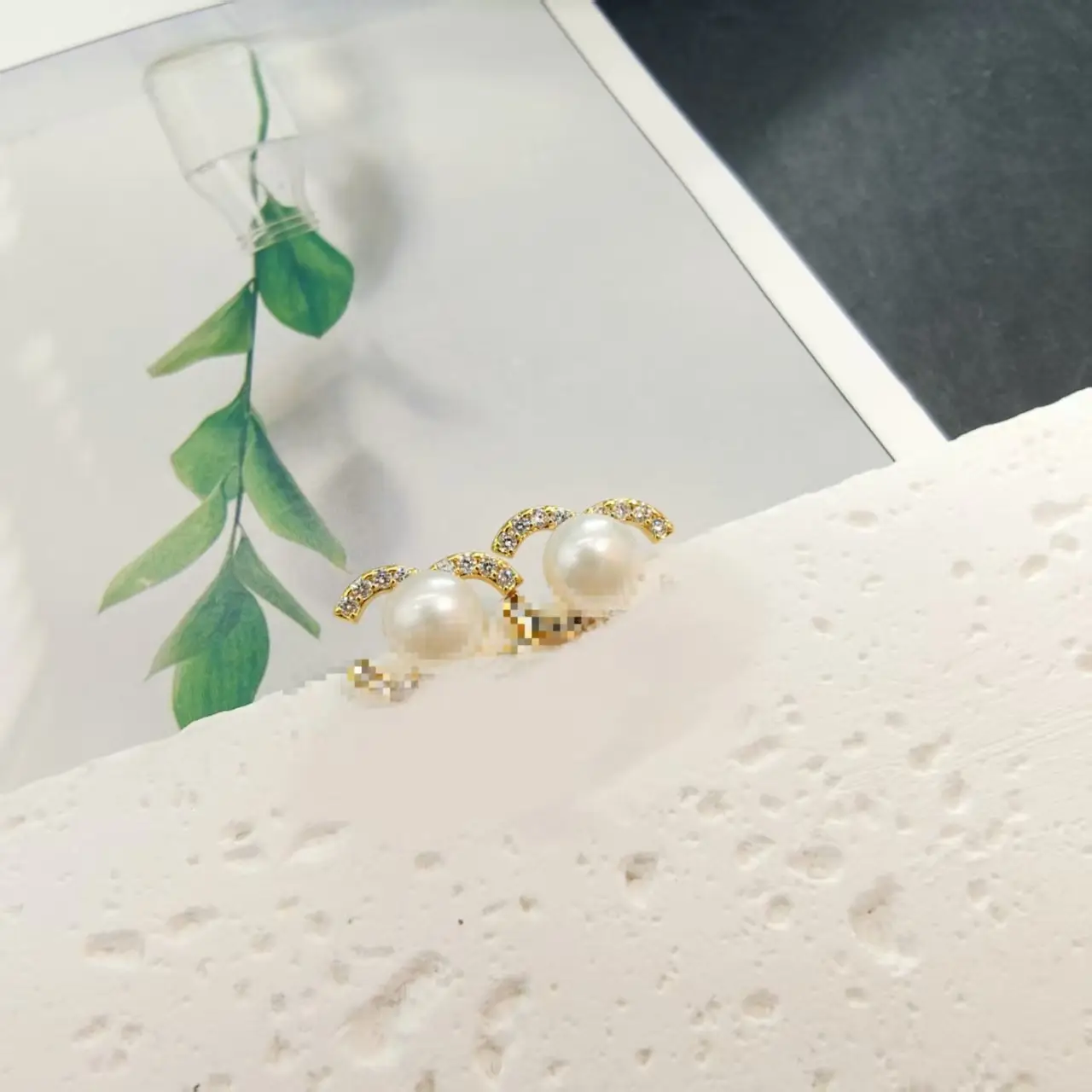 Natural Pearl Earrings Gold Plated Joker Fashion - Image 41