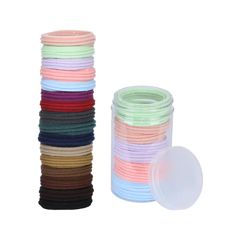 Black 20-Piece Hair Rope Band for Seamless Head - Image 19