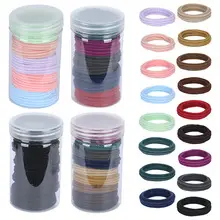 Black 20-Piece Hair Rope Band for Seamless Head — feature 1