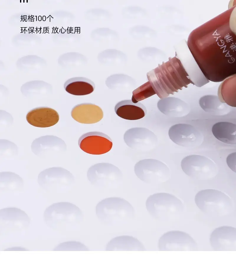 Disposable Tattoo Color Tray 100pcs Disposable Color Plate — feature 10