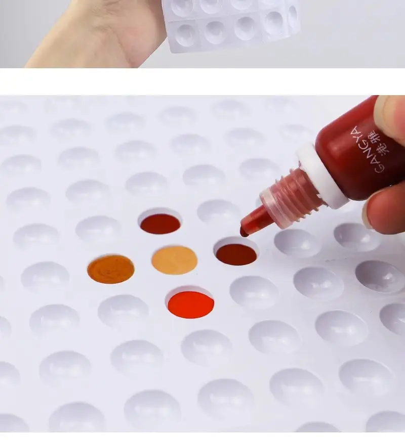 Disposable Tattoo Color Tray 100pcs Disposable Color Plate — feature 14