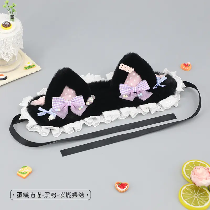 Plush Cat Ear Hair Accessories Bow Hairpin