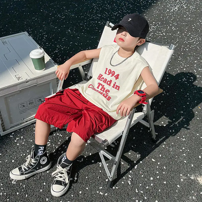 Trendy 1994 Headin' The Clouds Sleeveless T-Shirt for Boys