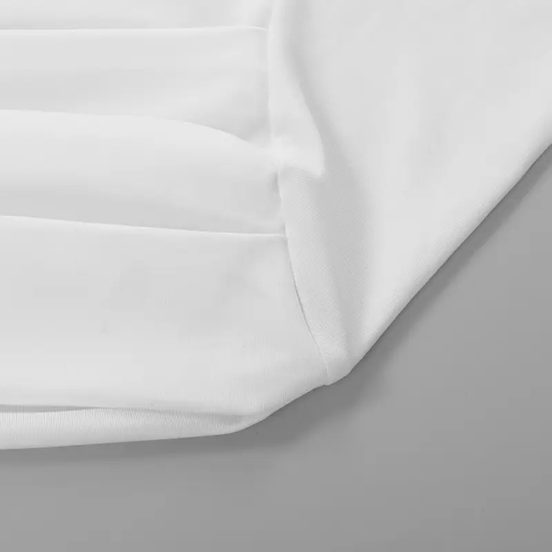 White Cross-Border Women's Crop Top T-Shirt Spring Autumn Ins — feature 47