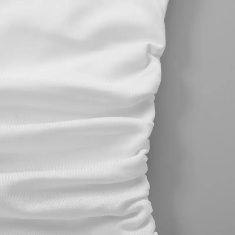 White Cross-Border Women's Crop Top T-Shirt Spring Autumn Ins — feature 54