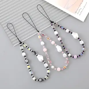Crystal Tulip Mobile Phone Chain Pink Anti-Lost Wrist Band — feature 4