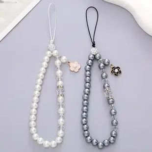 Crystal Tulip Mobile Phone Chain Pink Anti-Lost Wrist Band — feature 6