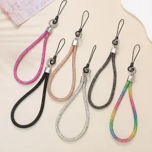 Crystal Tulip Mobile Phone Chain Pink Anti-Lost Wrist Band — feature 7