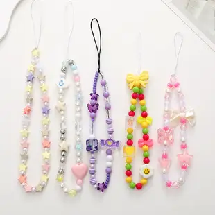 Crystal Tulip Mobile Phone Chain Pink Anti-Lost Wrist Band — feature 8