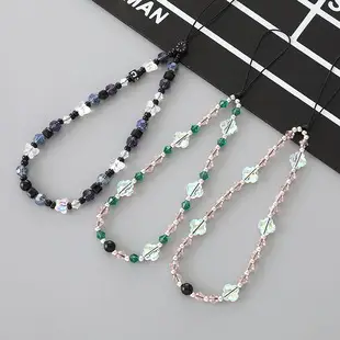Crystal Tulip Mobile Phone Chain Pink Anti-Lost Wrist Band — feature 9