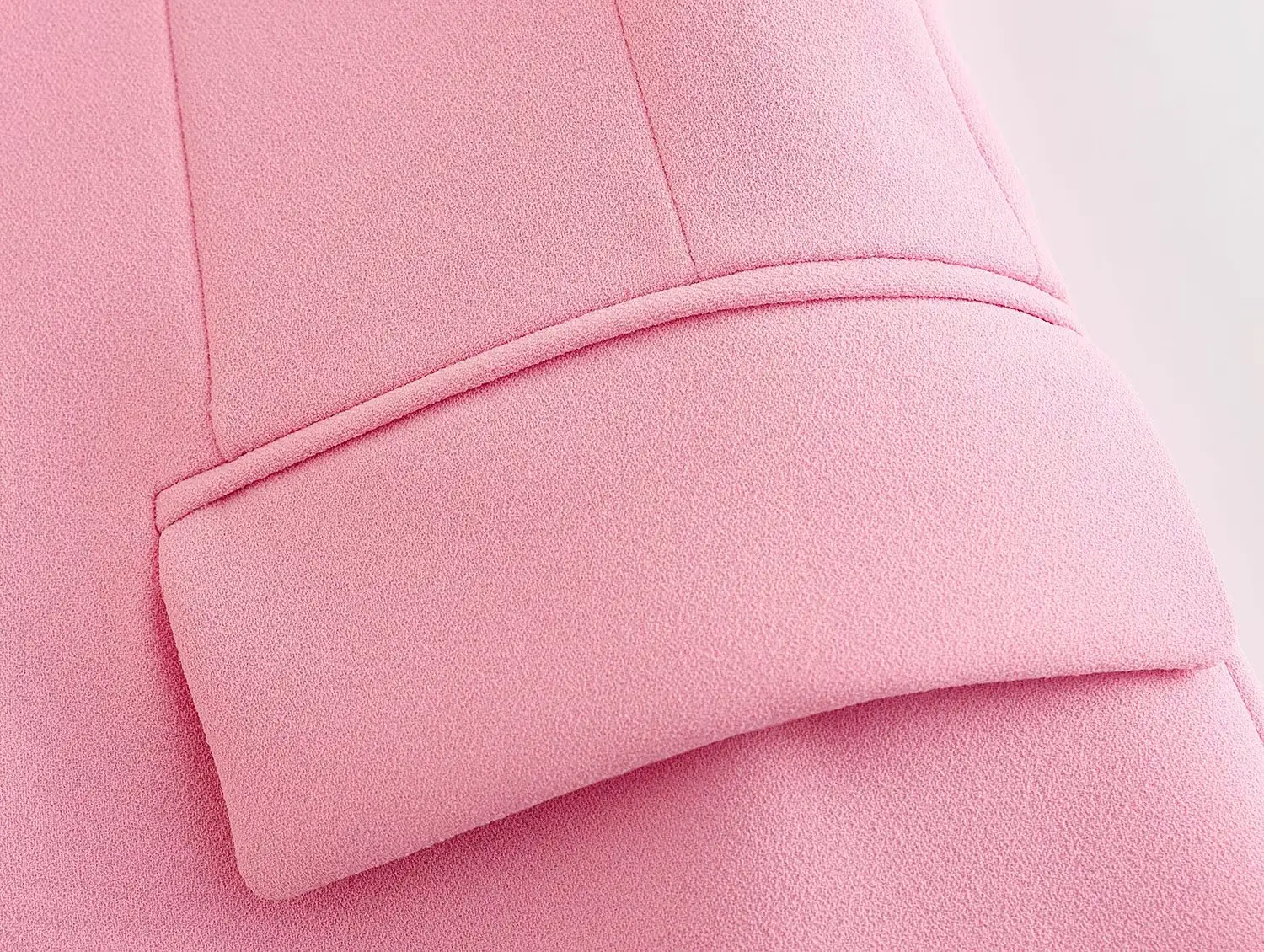 Pink High Waist Loose Pants Suit 2729187 — feature 13