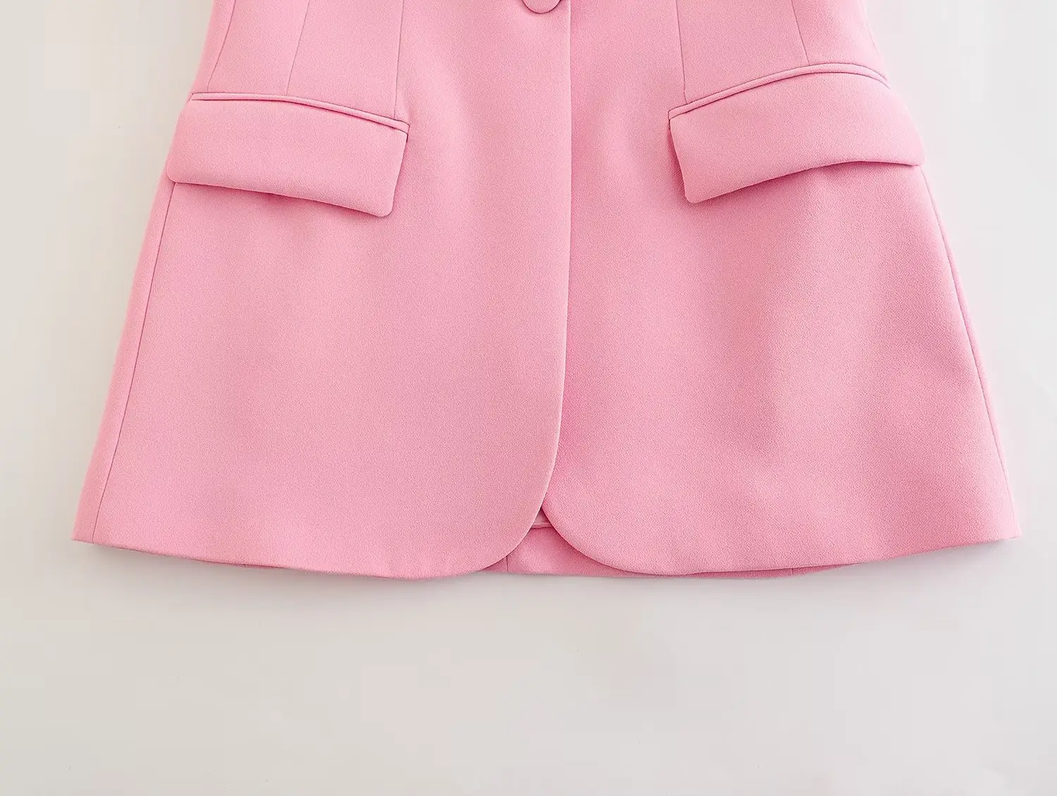 Pink High Waist Loose Pants Suit 2729187 — feature 14