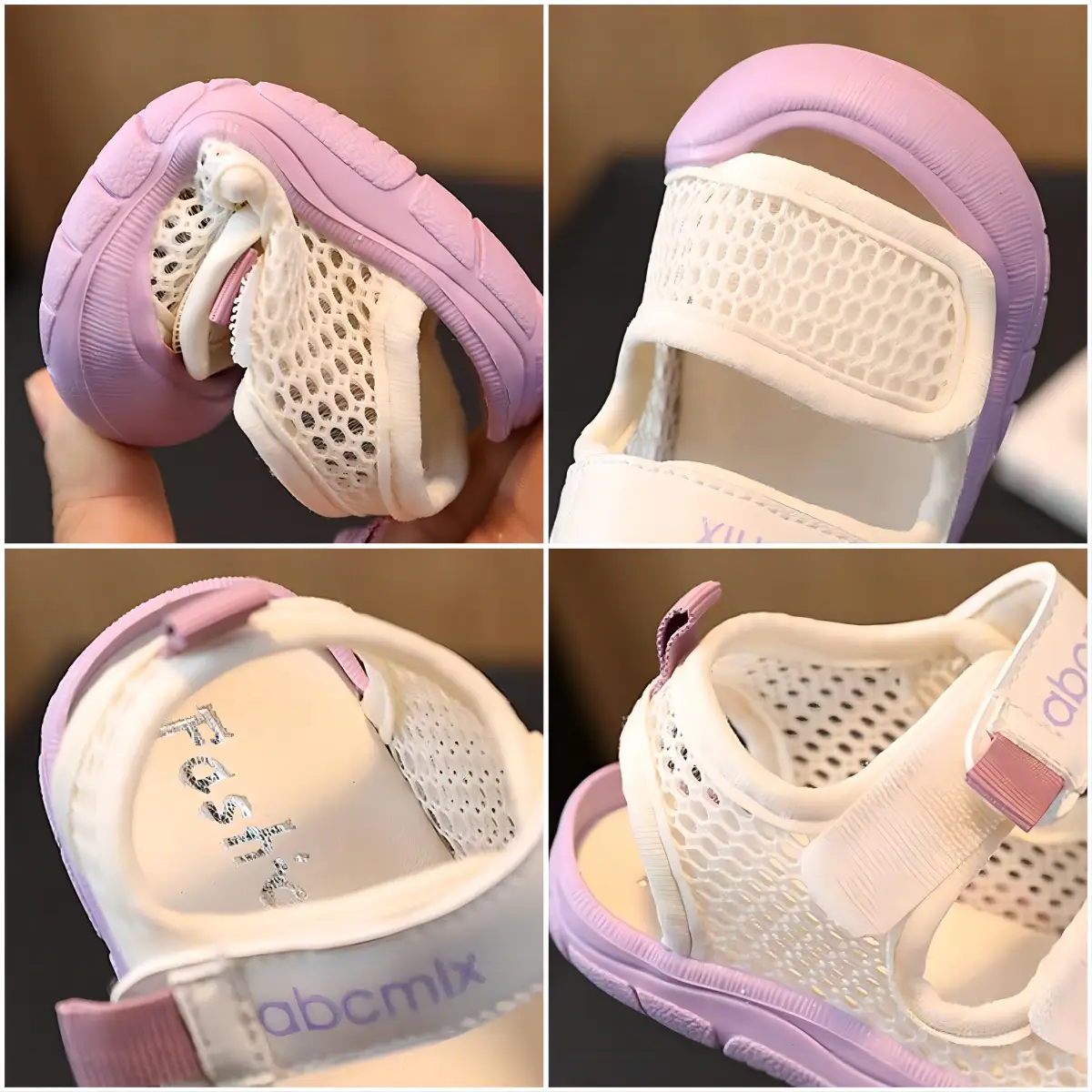 Baby Sandals Pink White 2026 Summer Toddler Shoes