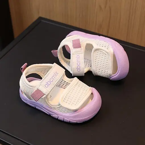 Baby Sandals Pink White 2026 Summer Toddler Shoes