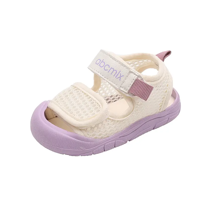 Baby Sandals Pink White 2026 Summer Toddler Shoes