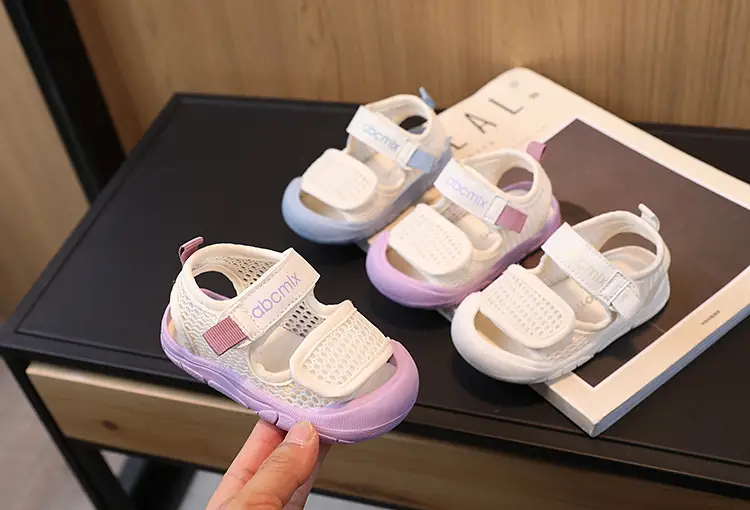 Baby Sandals Pink White 2026 Summer Toddler Shoes — feature 4
