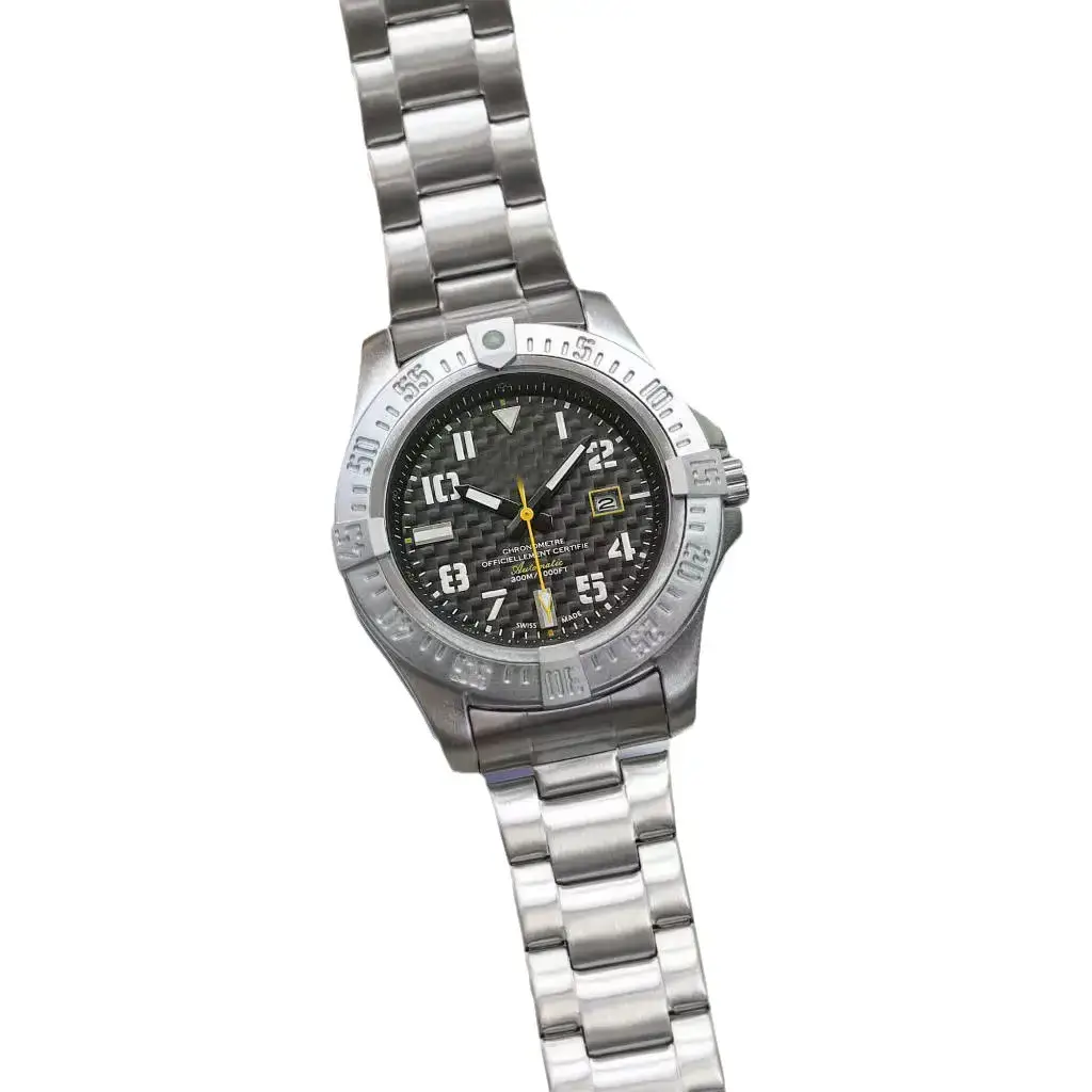 Stainless Steel Quartz Watch with 3-Pin Trot Seconds - Image 6