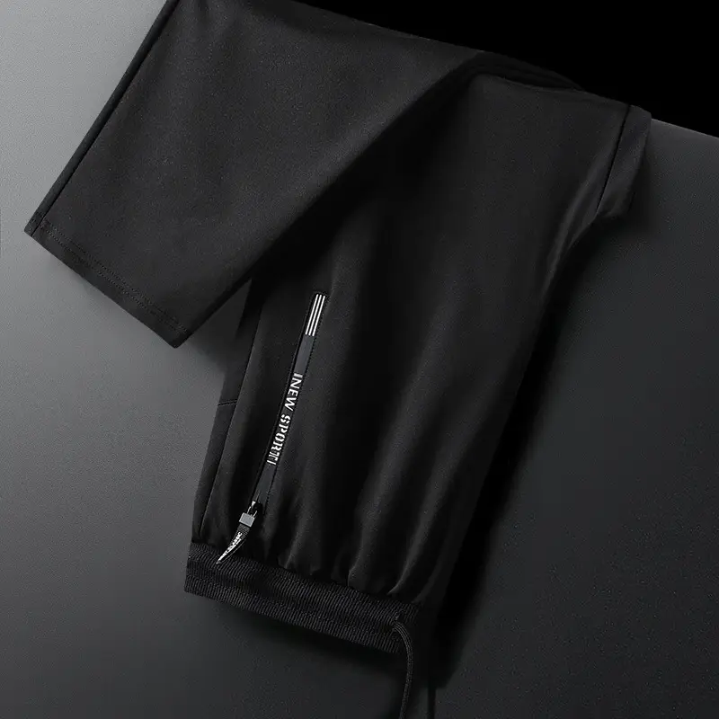 Men's 360° Warm Sweatpants Black Plus Size - Image 13