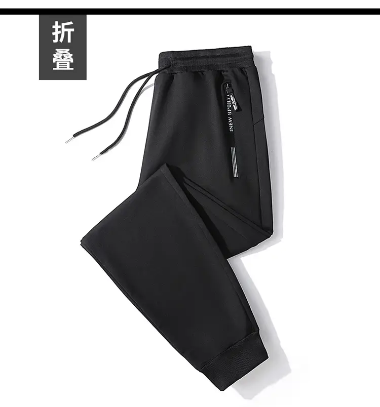 Men's 360° Warm Sweatpants Black Plus Size — feature 13