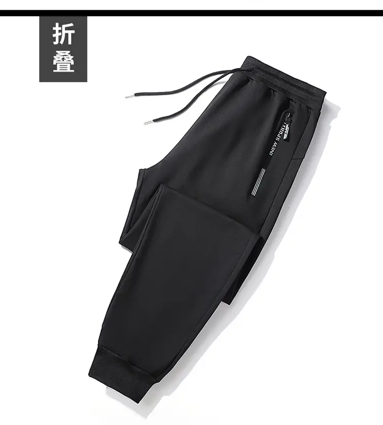 Men's 360° Warm Sweatpants Black Plus Size — feature 14