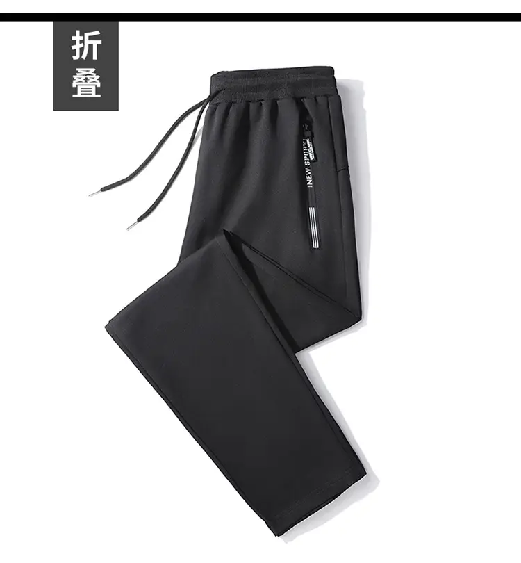 Men's 360° Warm Sweatpants Black Plus Size — feature 25