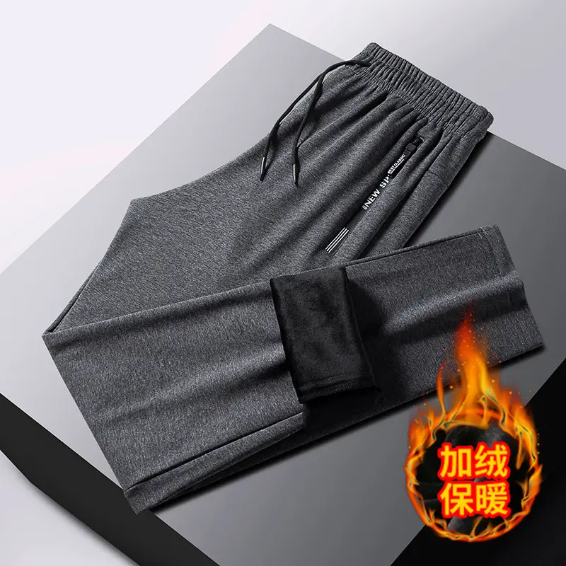 Men's 360° Warm Sweatpants Black Plus Size - Image 8