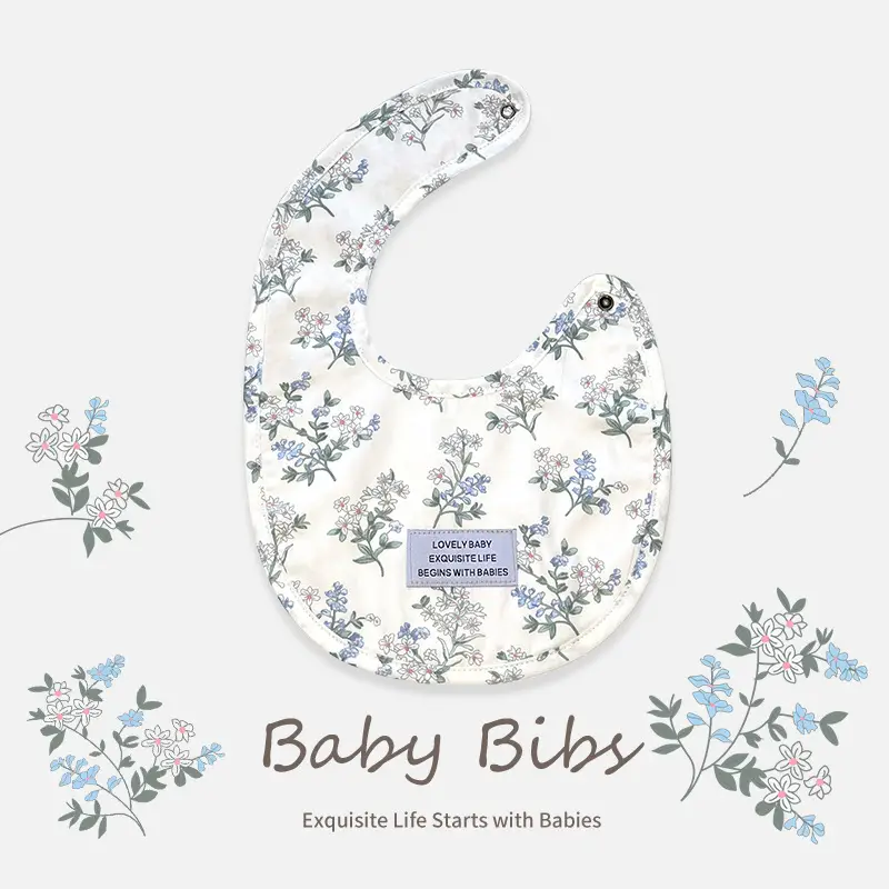 Newborn Waterproof Cotton Bib for Baby