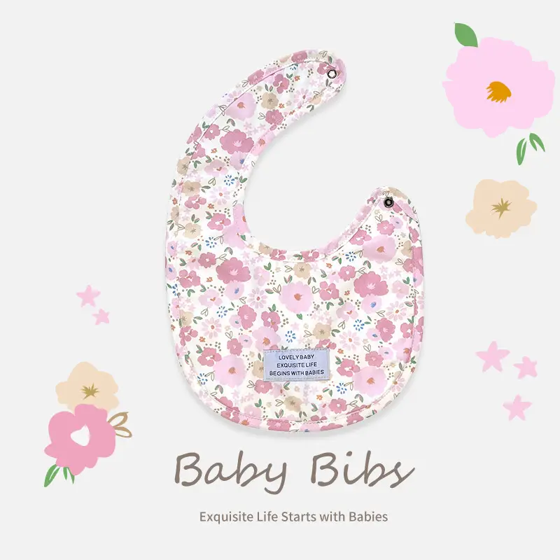 Newborn Waterproof Cotton Bib for Baby