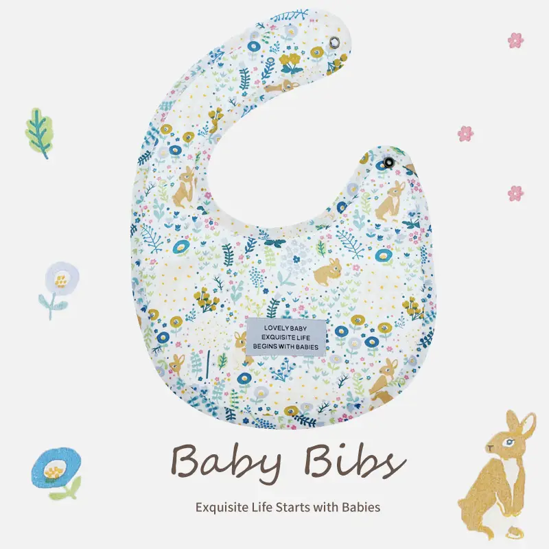 Newborn Waterproof Cotton Bib for Baby