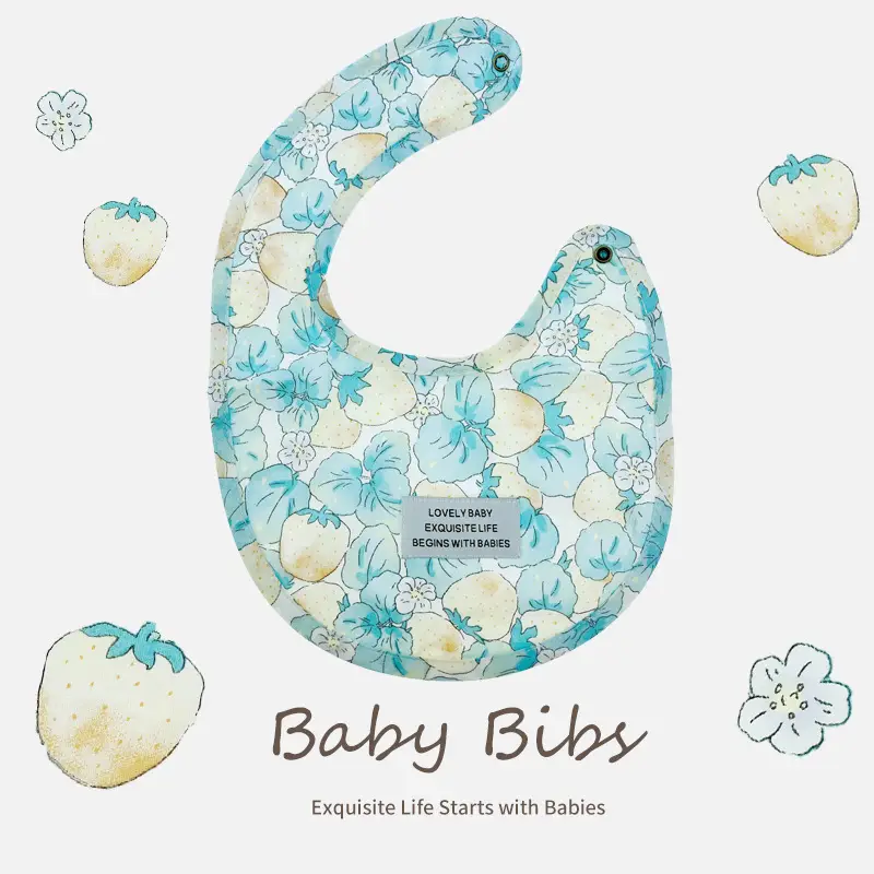 Newborn Waterproof Cotton Bib for Baby