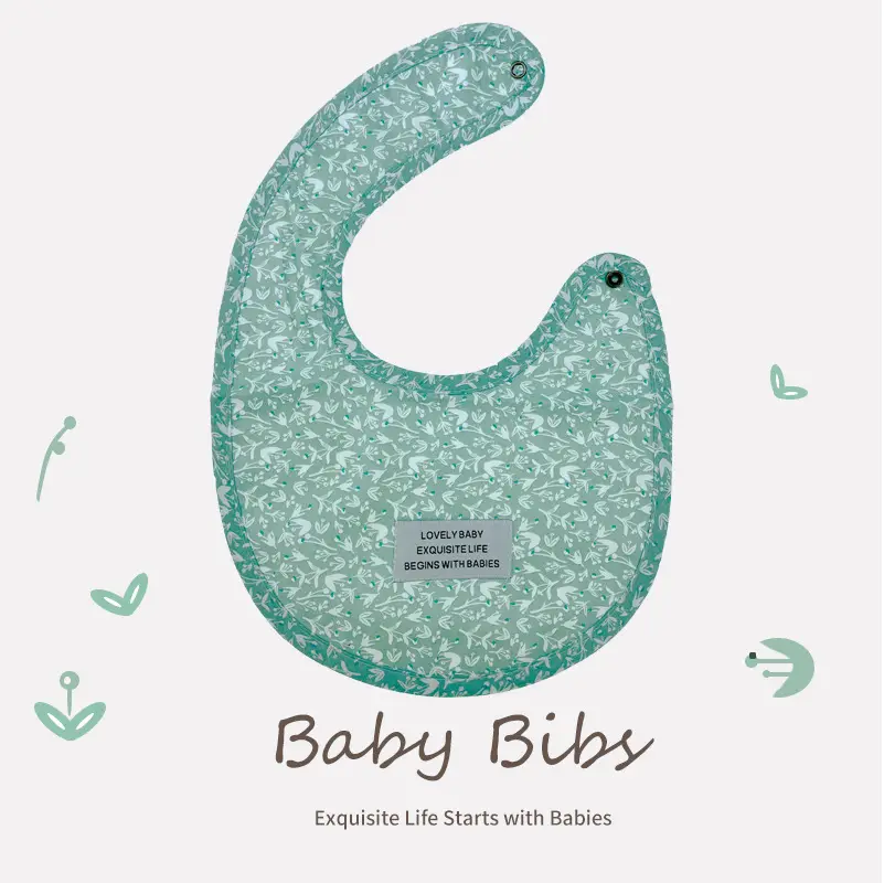 Newborn Waterproof Cotton Bib for Baby
