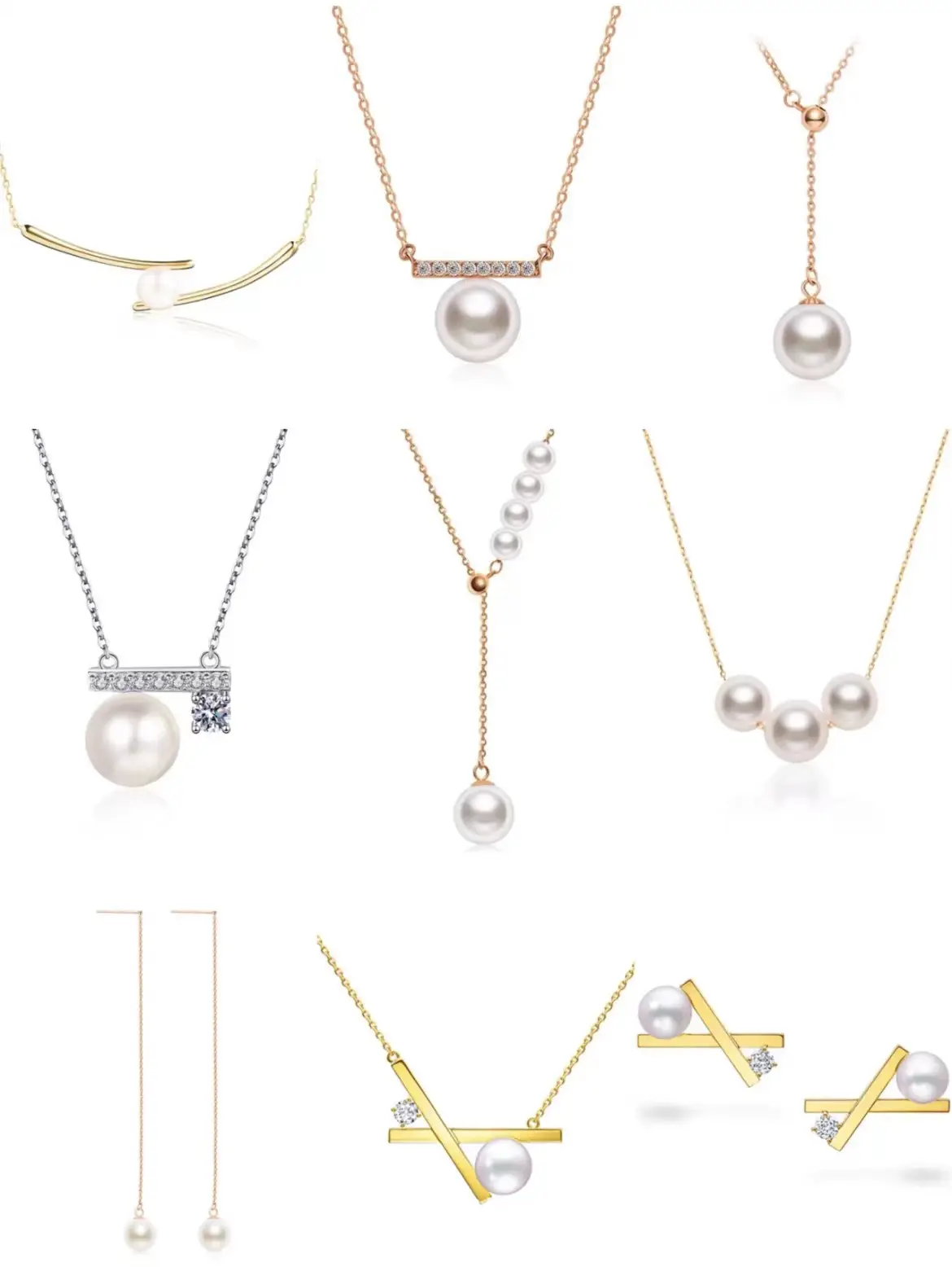 Pearl Rings Set with Gold Plated Design — feature 7