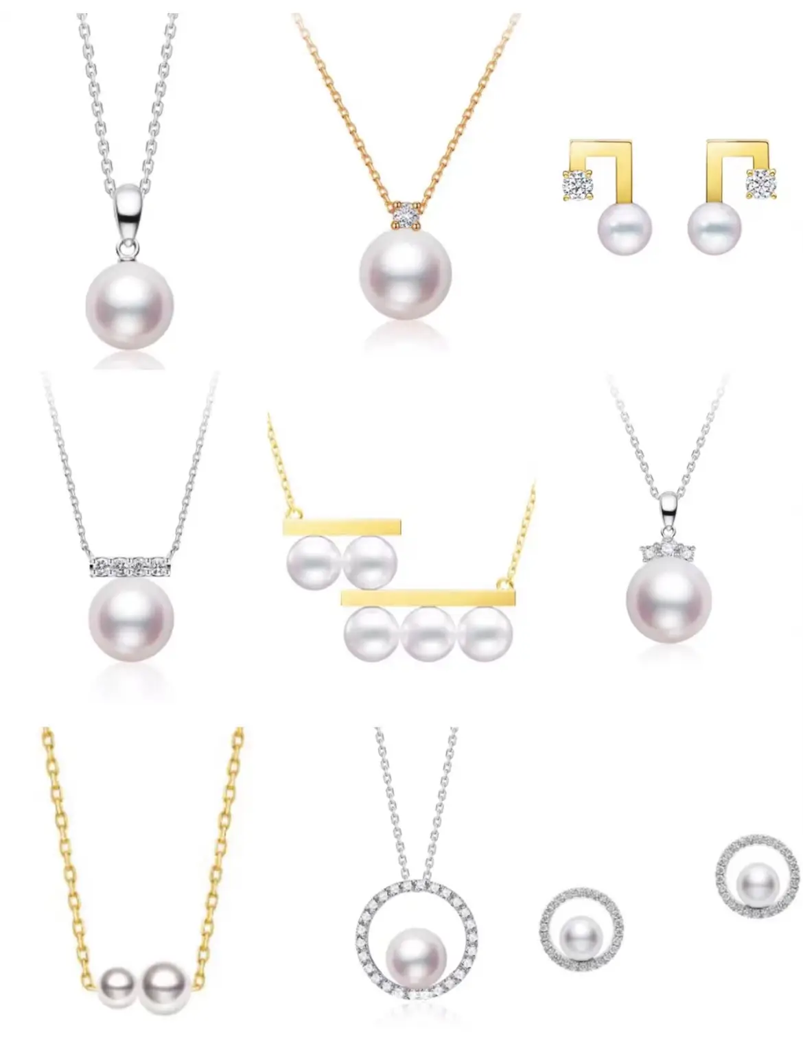 Pearl Rings Set with Gold Plated Design — feature 8