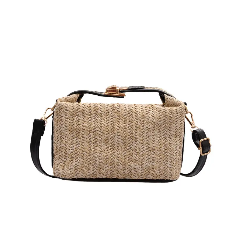 Women's Woven Crossbody Bag 2025 Korean Fashion